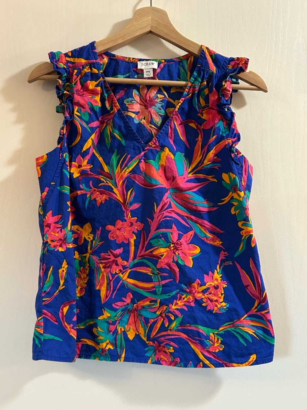 PS J. Crew Floral Top